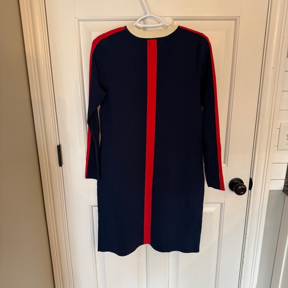 Ted Baker London Color Block Ribbed Long Sleeve Midi Dress 45238 - Picture 7 of 9